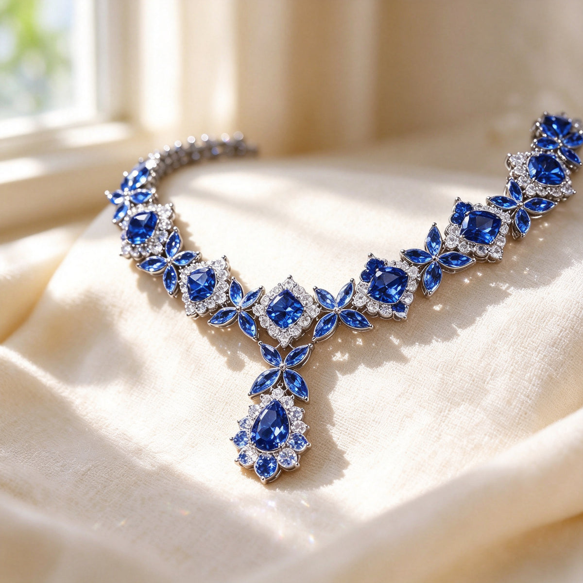 The Rowan Bridal Parure — Color Variant Blue