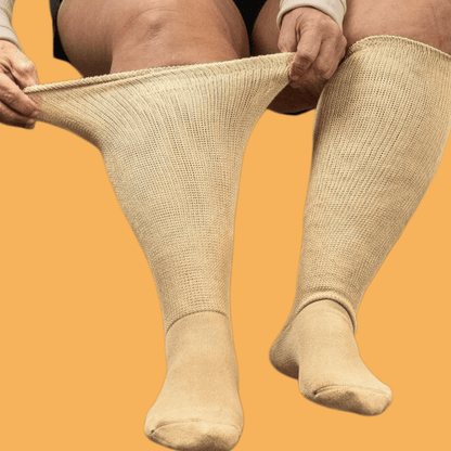 DiaFlow™ Neuropathy Relief Acupressure Socks - Beige