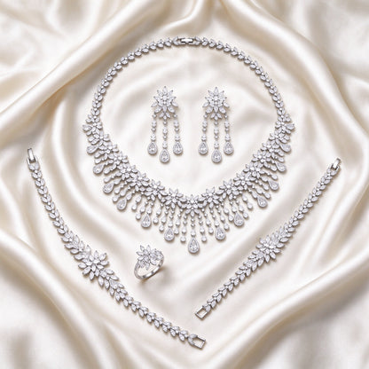 The Finley Bridal Parure — Color Variant White