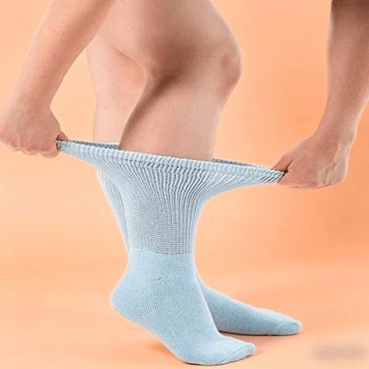 DiaFlow™ Mid-Calf Acupressure Socks for Neuropathy - White