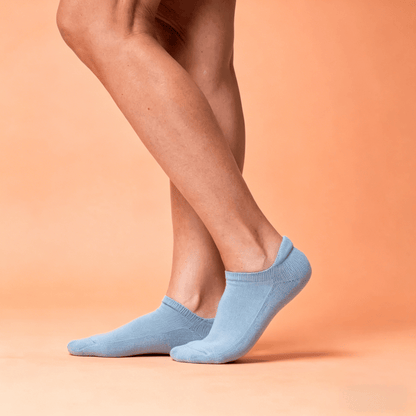DiaFlow™ Ankle Acupressure Massage Stockings (for neuropathy) - Light Blue