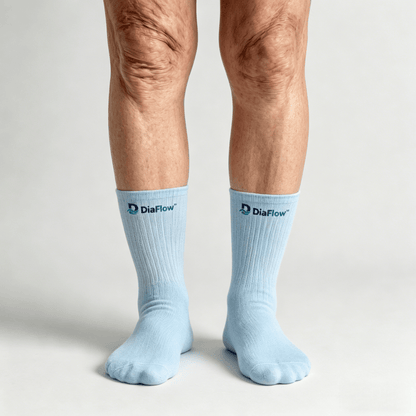 DiaFlow™ Charcoal Ankle Socks: Professional Sweat-Wick