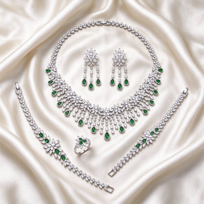 The Finley Bridal Parure — Color Variant Green