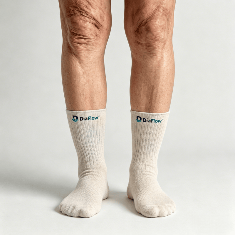 DiaFlow™ Charcoal Ankle Socks: Professional Sweat-Wick
