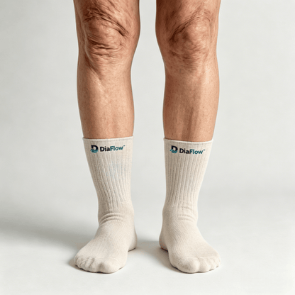 DiaFlow™ Charcoal Ankle Socks: Professional Sweat-Wick