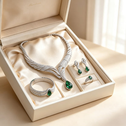 The Ophelia Crystal Parure — Talisyra Gift Box