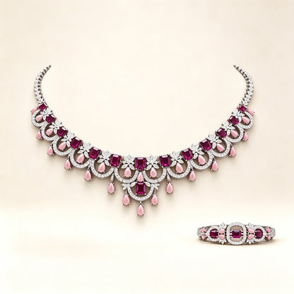 The Riley Bridal Parure — Color Variant Pink