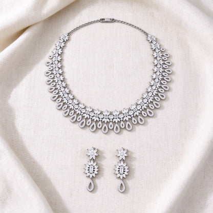 The Peak Bridal Parure — Flat Lay