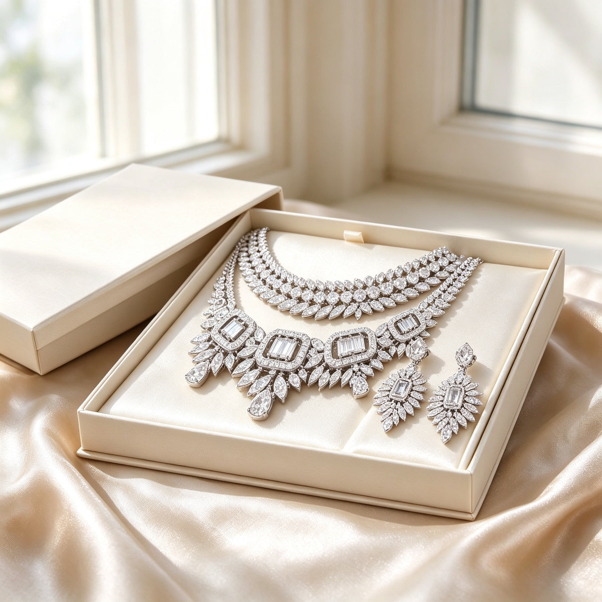 The Reed Crystal Parure — Talisyra Gift Box