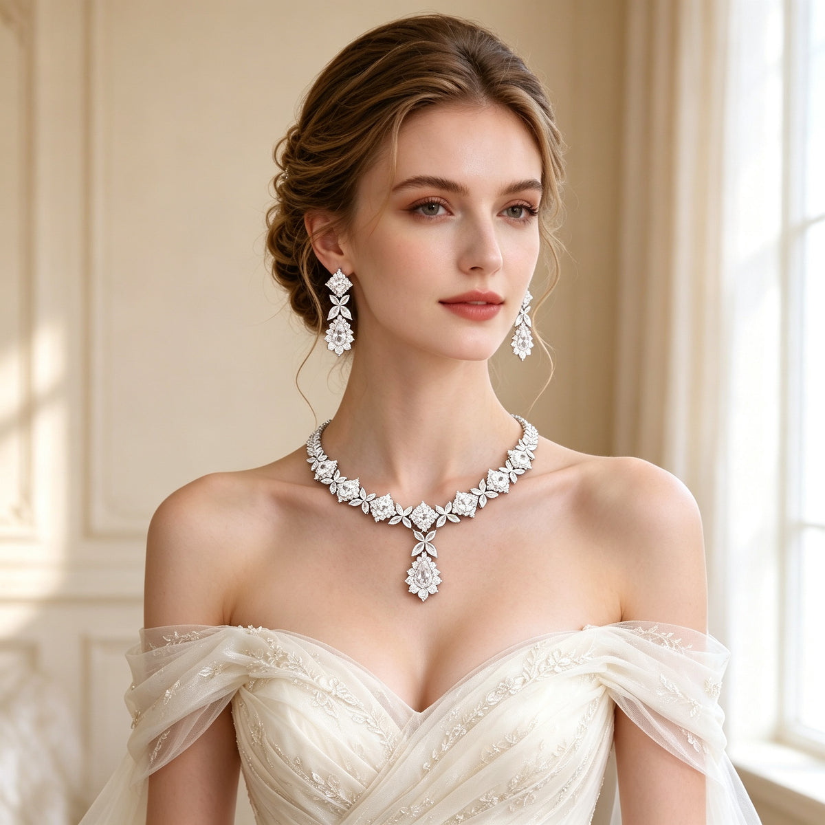 The Rowan Bridal Parure — Hero