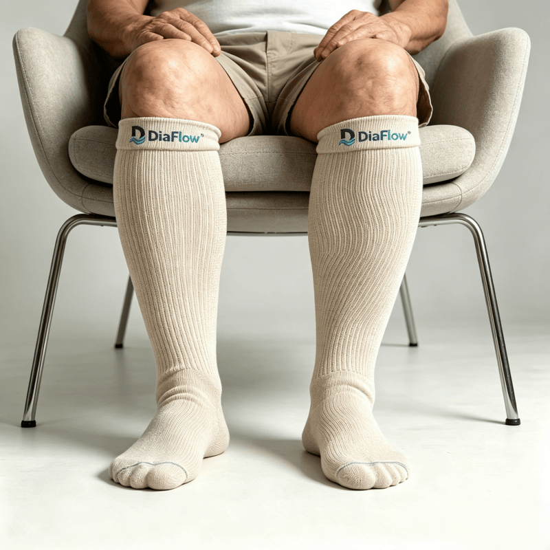 Embedded massage nodes stimulate reflex zones to enhance blood flow and relax tired feet