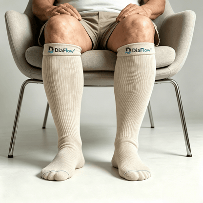 Embedded massage nodes stimulate reflex zones to enhance blood flow and relax tired feet