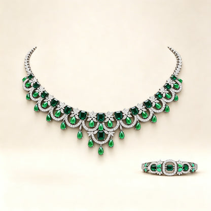 The Riley Bridal Parure — Color Variant Green