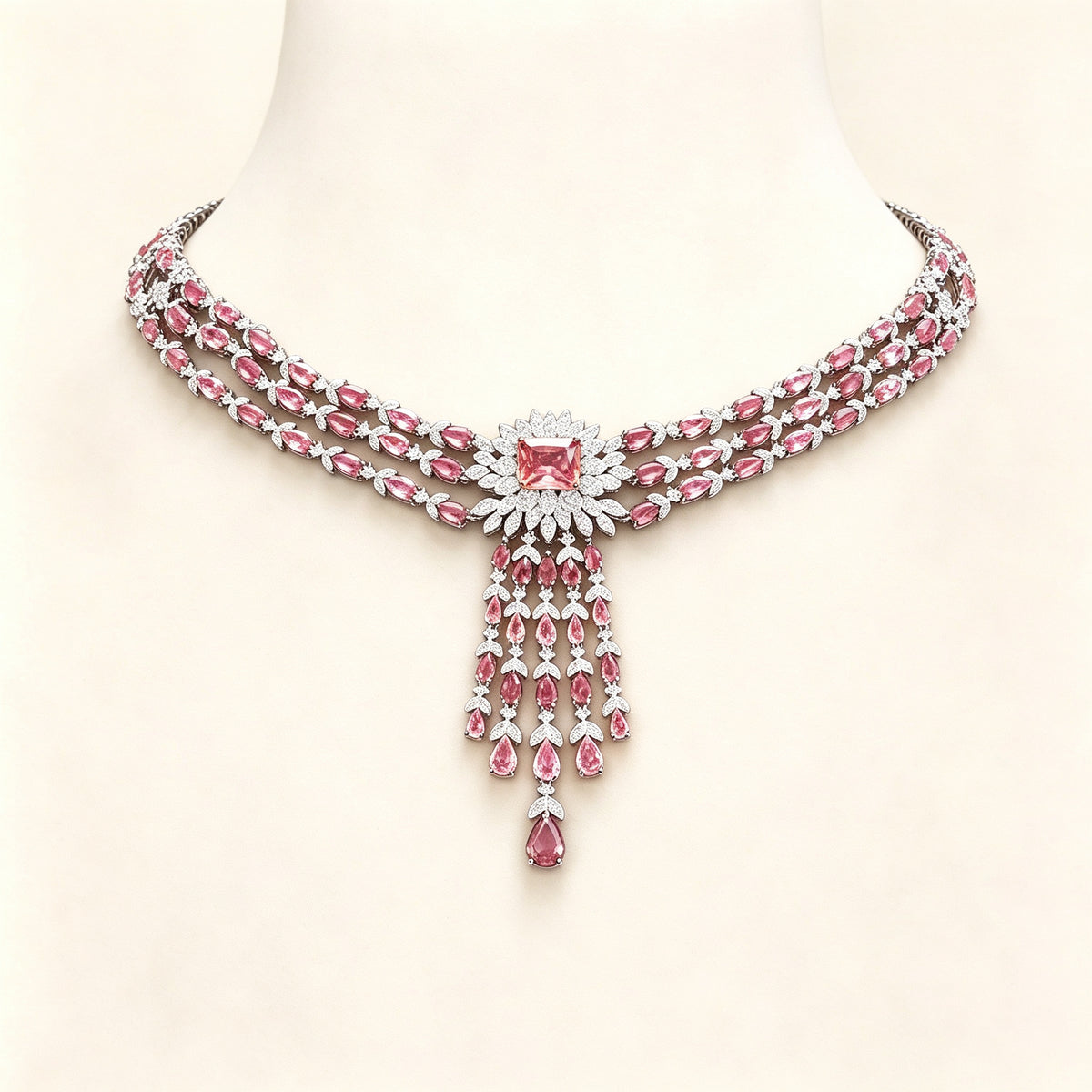 The Morgan Bridal Set — Color Variant Pink
