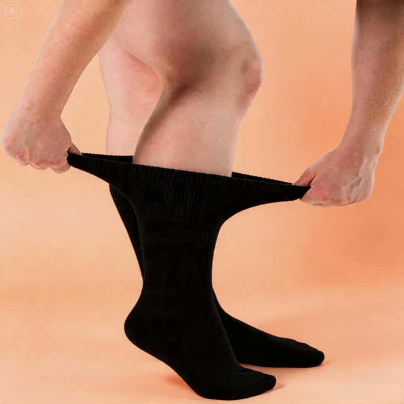 DiaFlow™ Mid-Calf Acupressure Socks for Neuropathy - Gray