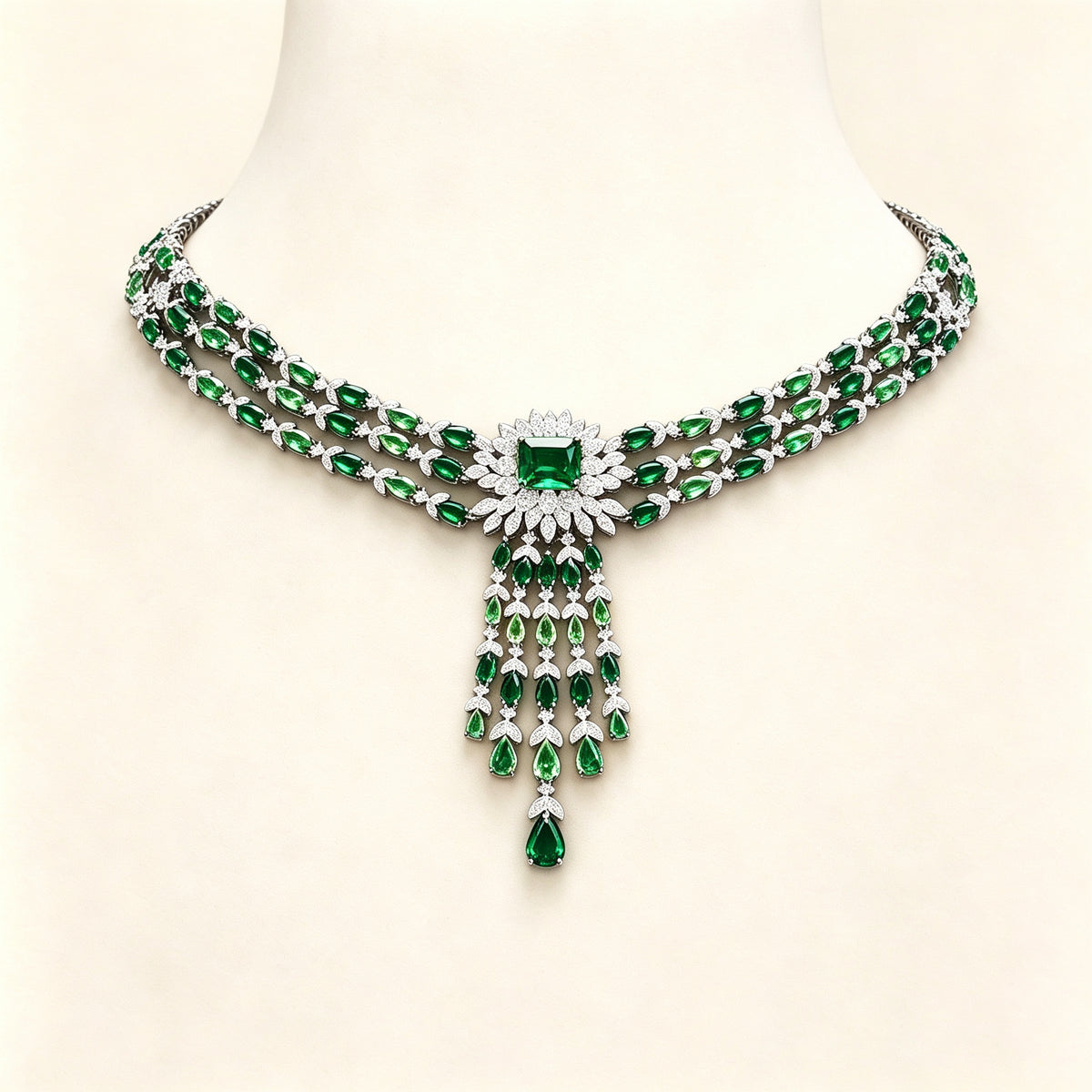 The Morgan Bridal Set — Color Variant Green
