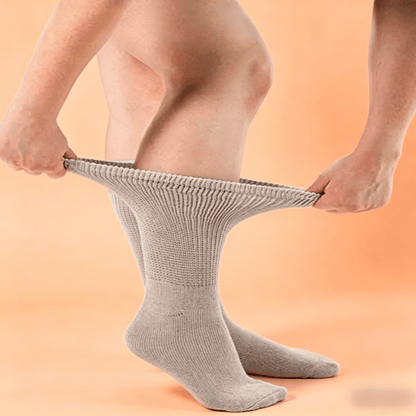DiaFlow™ Mid-Calf Acupressure Socks for Neuropathy - White