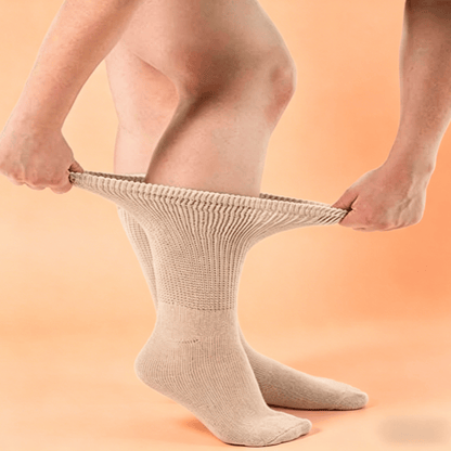 DiaFlow™ Mid-Calf Acupressure Socks for Neuropathy - White