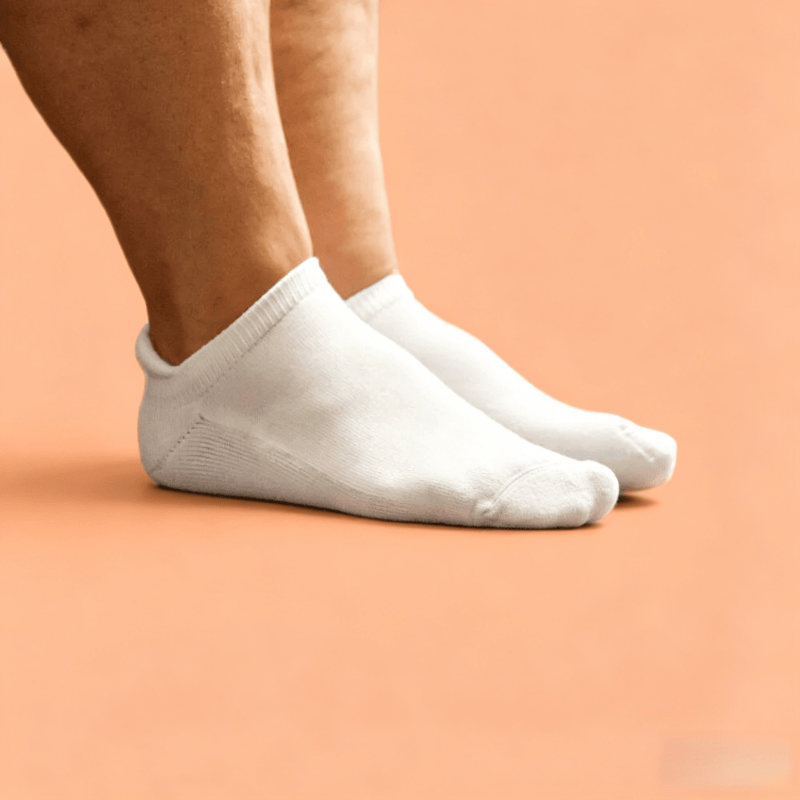 DiaFlow™ Ankle Acupressure Massage Stockings (for neuropathy) - Light Blue