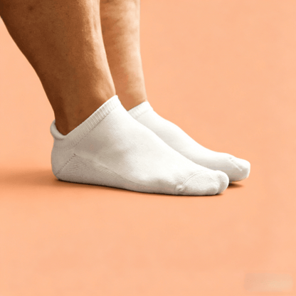 DiaFlow™ Ankle Acupressure Massage Stockings (for neuropathy) - Light Blue