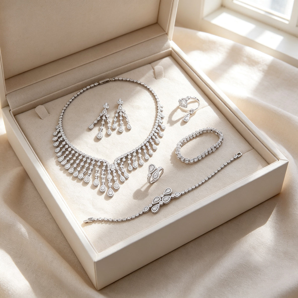The Ember Bridal Set