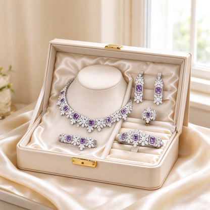 The Storm Wedding Suite presented in ivory satin-lined gift box