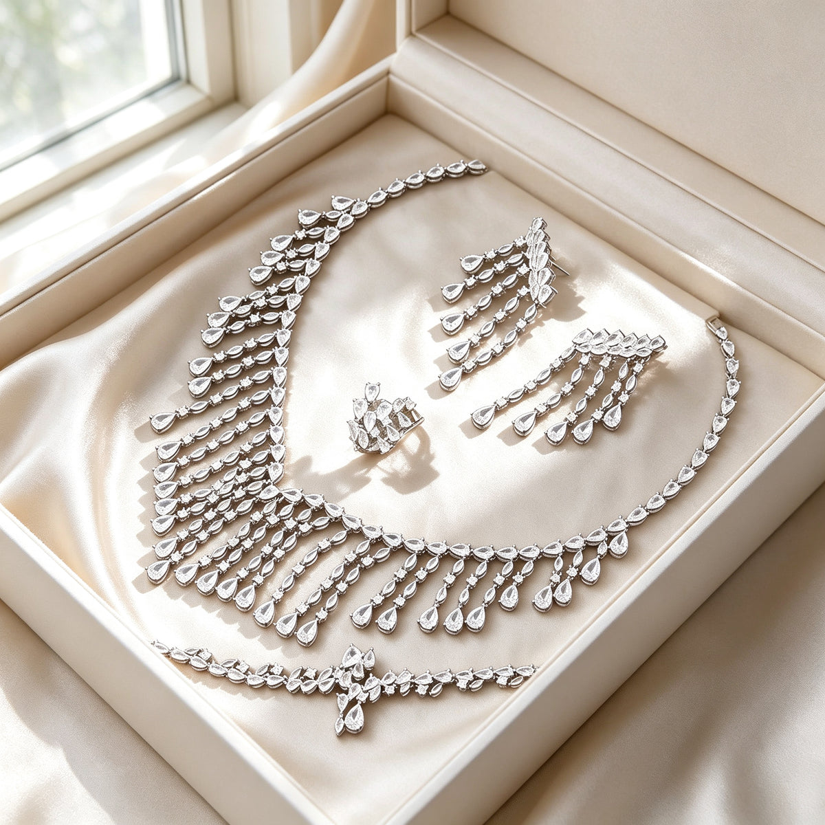 The Oriana Crystal Parure