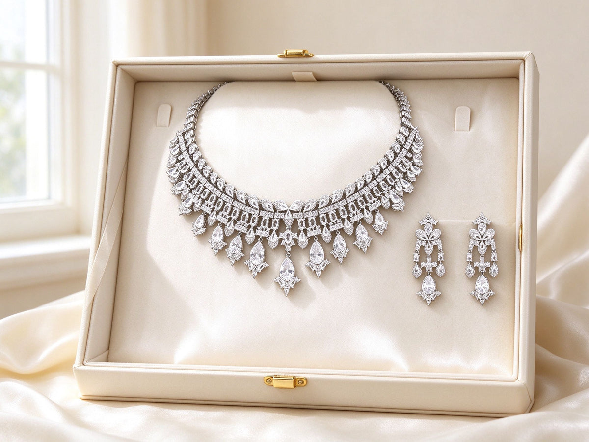 The Quinn Crystal Parure — Talisyra Gift Box